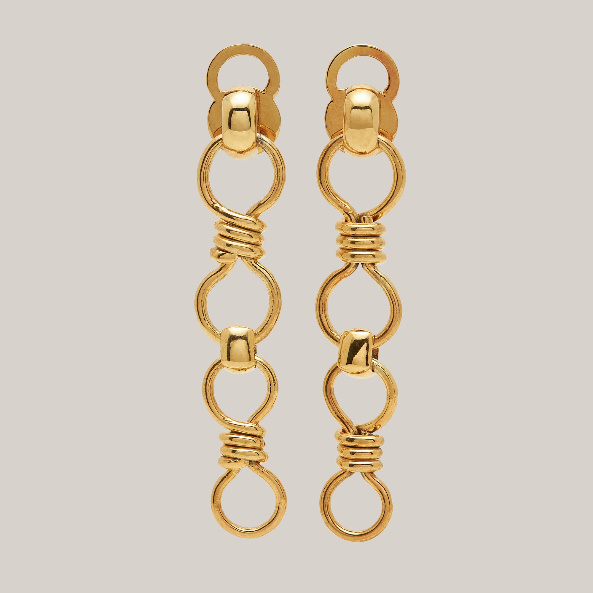 Coil Link Earrings